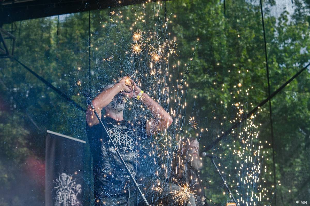 Kalikovským Mlýnem zněl metal, hlavní hvězda Impaled Nazarene do Plzně přijela až z Finska