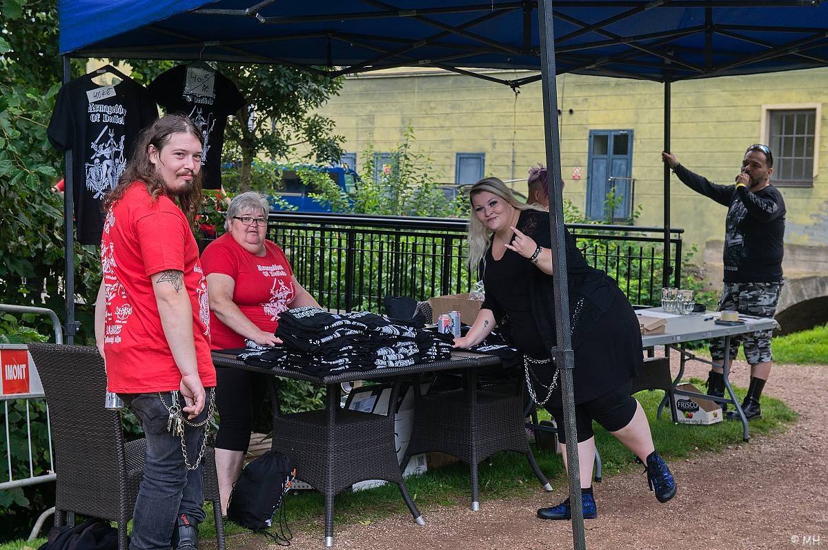 Kalikovským Mlýnem zněl metal, hlavní hvězda Impaled Nazarene do Plzně přijela až z Finska