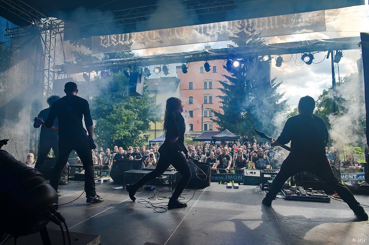 Kalikovským Mlýnem zněl metal, hlavní hvězda Impaled Nazarene do Plzně přijela až z Finska