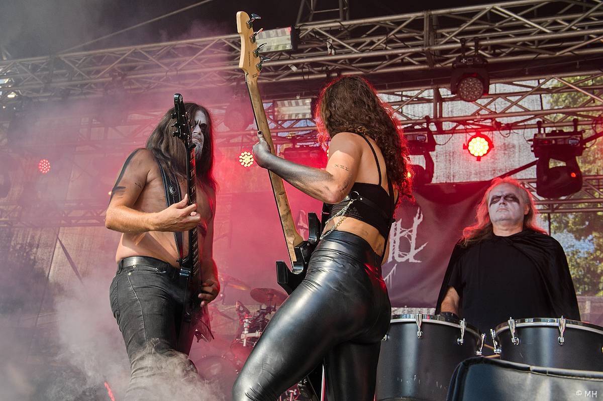 Kalikovským Mlýnem zněl metal, hlavní hvězda Impaled Nazarene do Plzně přijela až z Finska