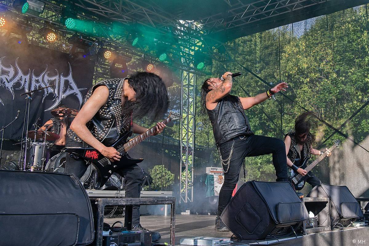 Kalikovským Mlýnem zněl metal, hlavní hvězda Impaled Nazarene do Plzně přijela až z Finska