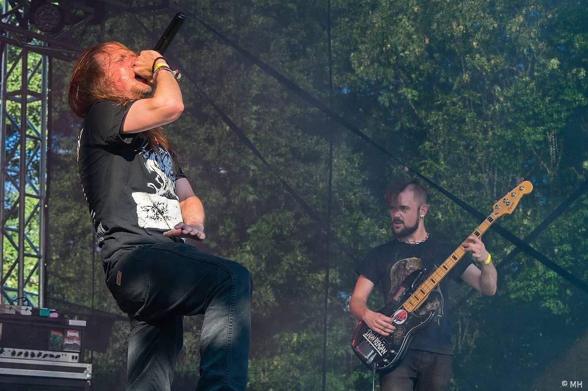 Kalikovským Mlýnem zněl metal, hlavní hvězda Impaled Nazarene do Plzně přijela až z Finska