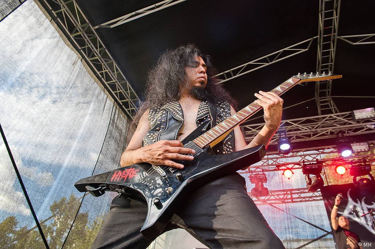 Kalikovským Mlýnem zněl metal, hlavní hvězda Impaled Nazarene do Plzně přijela až z Finska