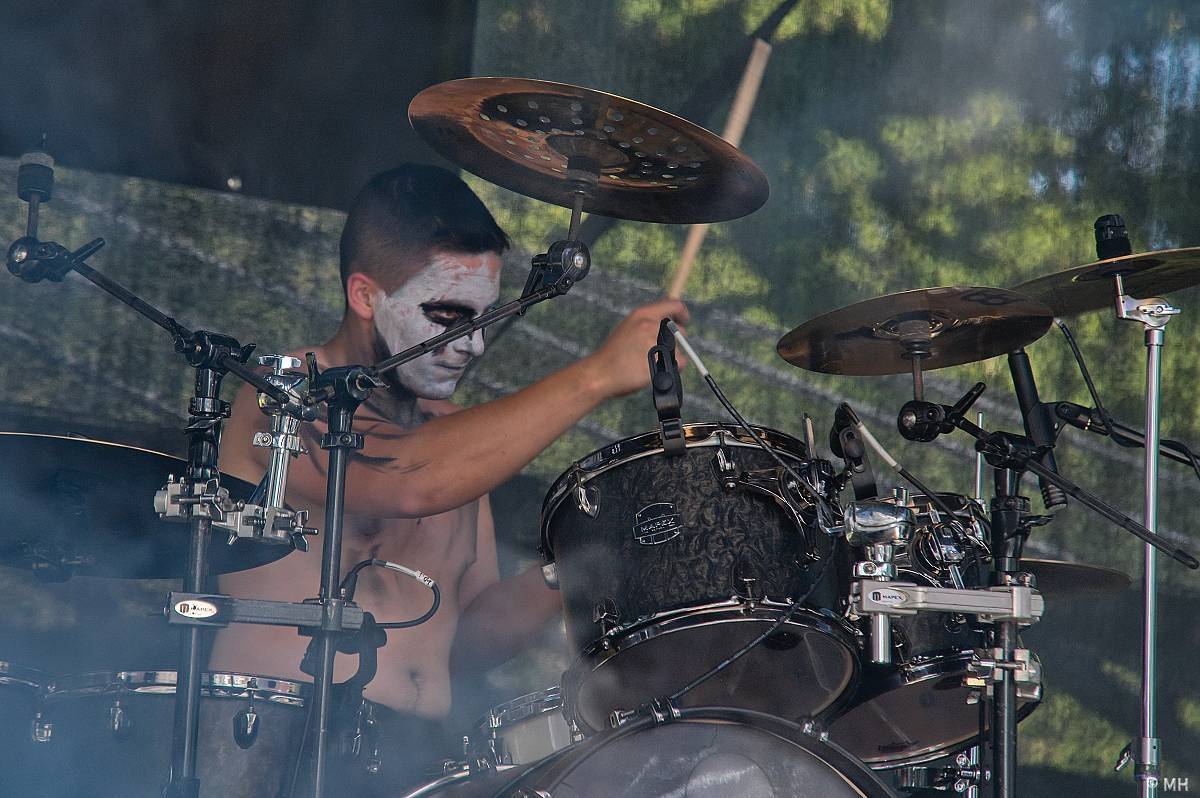 Kalikovským Mlýnem zněl metal, hlavní hvězda Impaled Nazarene do Plzně přijela až z Finska