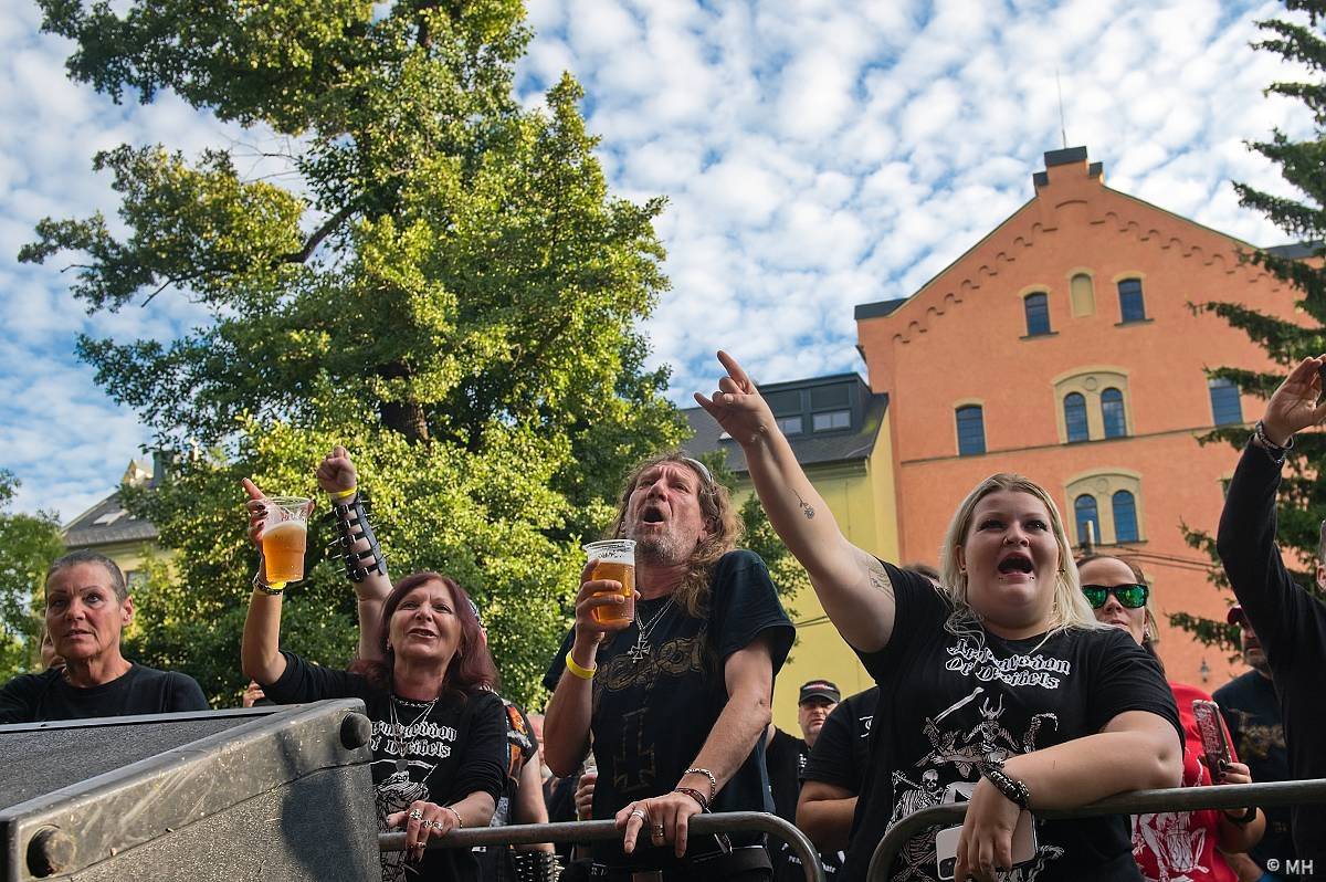 Kalikovským Mlýnem zněl metal, hlavní hvězda Impaled Nazarene do Plzně přijela až z Finska