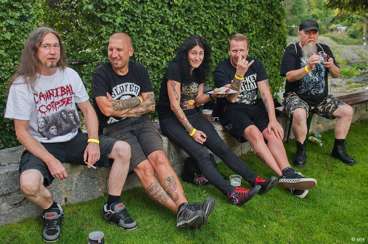 Kalikovským Mlýnem zněl metal, hlavní hvězda Impaled Nazarene do Plzně přijela až z Finska