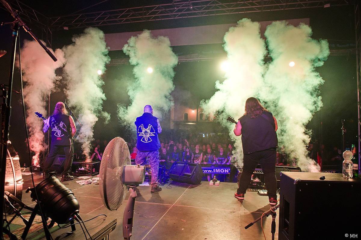 Kalikovským Mlýnem zněl metal, hlavní hvězda Impaled Nazarene do Plzně přijela až z Finska