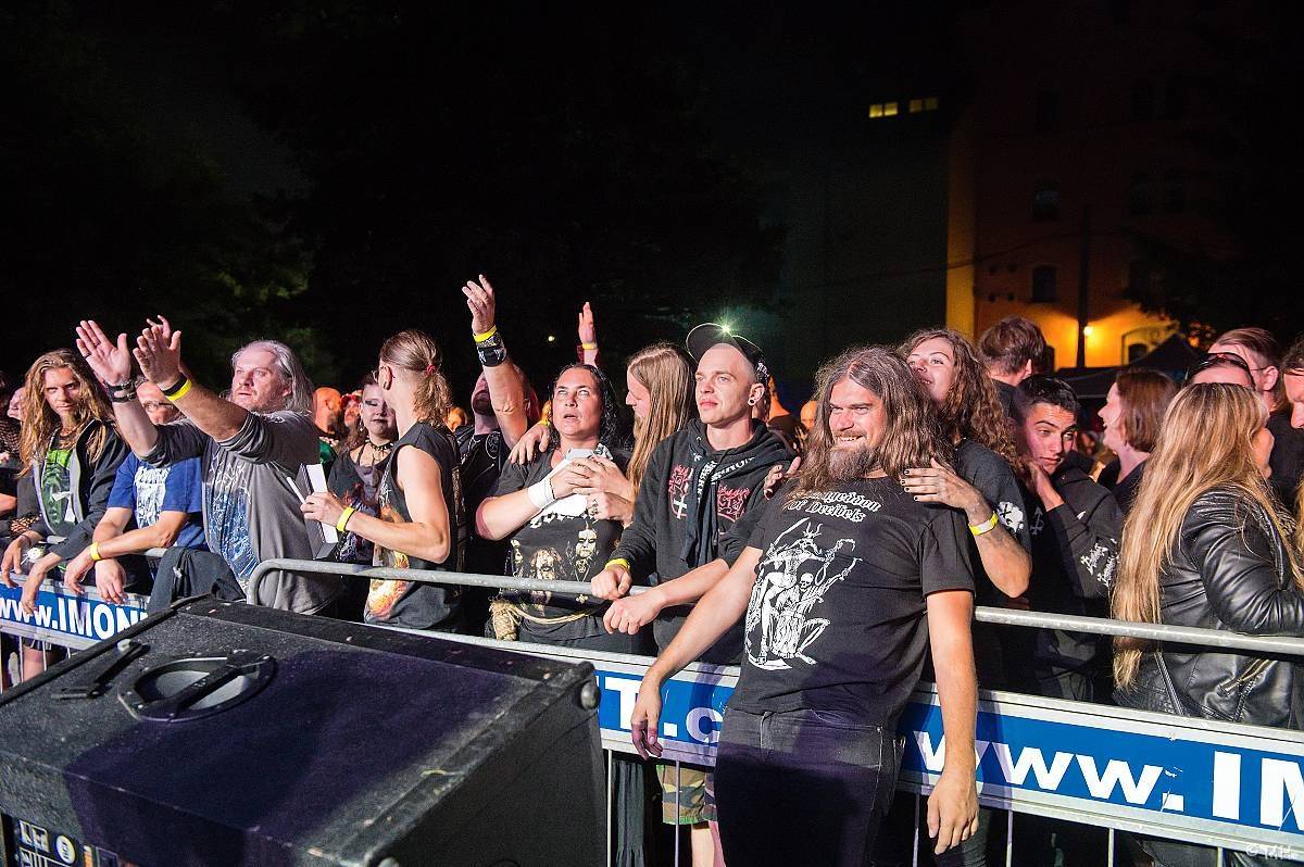 Kalikovským Mlýnem zněl metal, hlavní hvězda Impaled Nazarene do Plzně přijela až z Finska