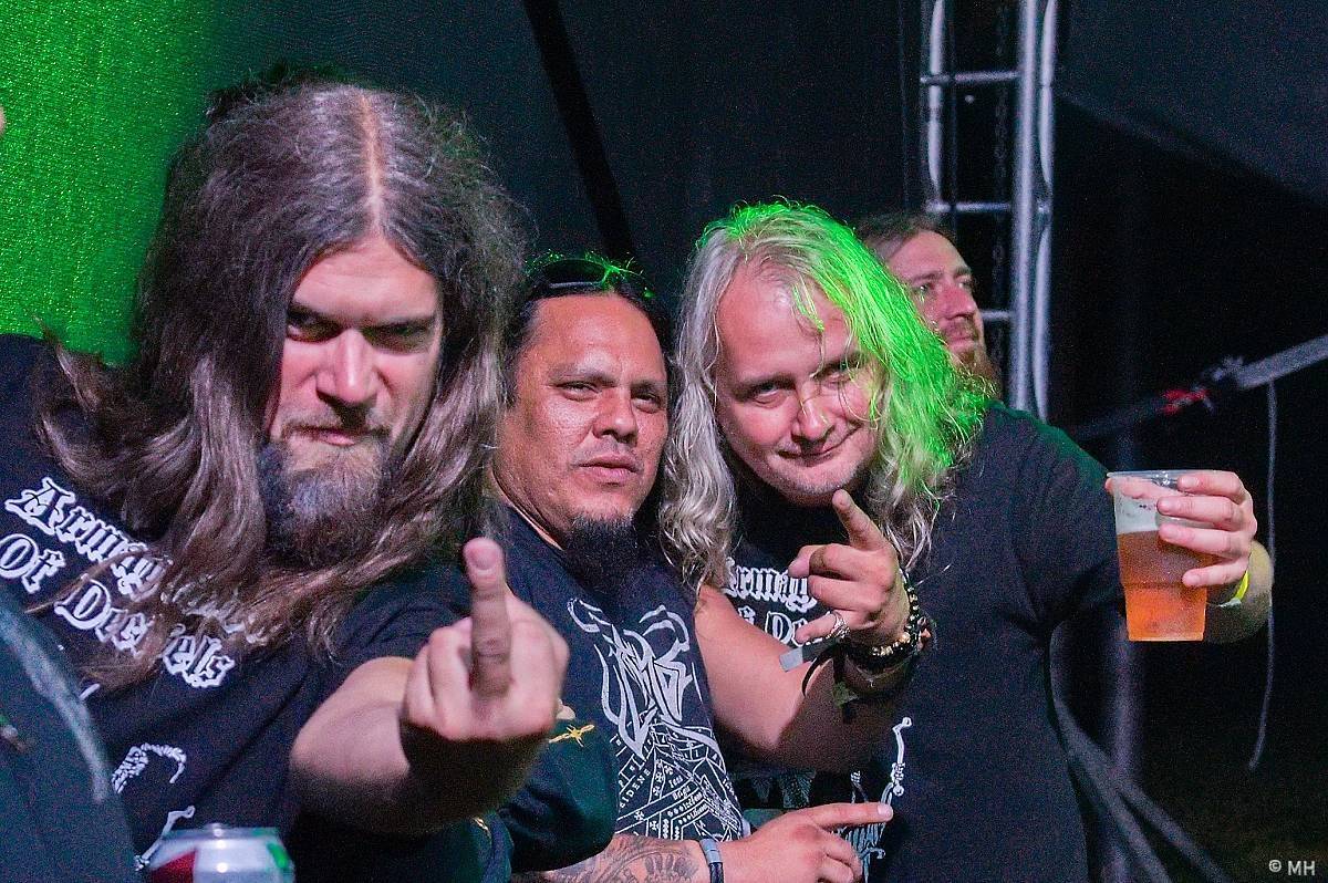 Kalikovským Mlýnem zněl metal, hlavní hvězda Impaled Nazarene do Plzně přijela až z Finska