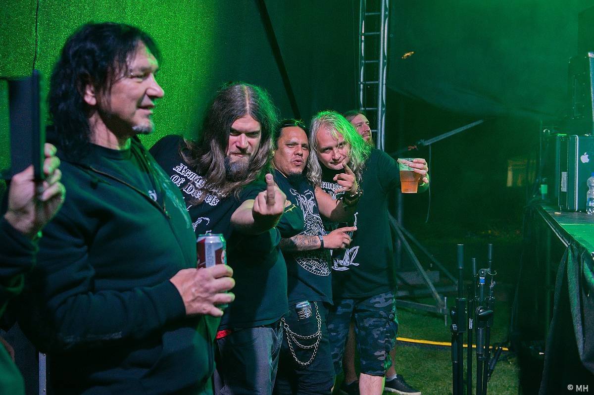 Kalikovským Mlýnem zněl metal, hlavní hvězda Impaled Nazarene do Plzně přijela až z Finska