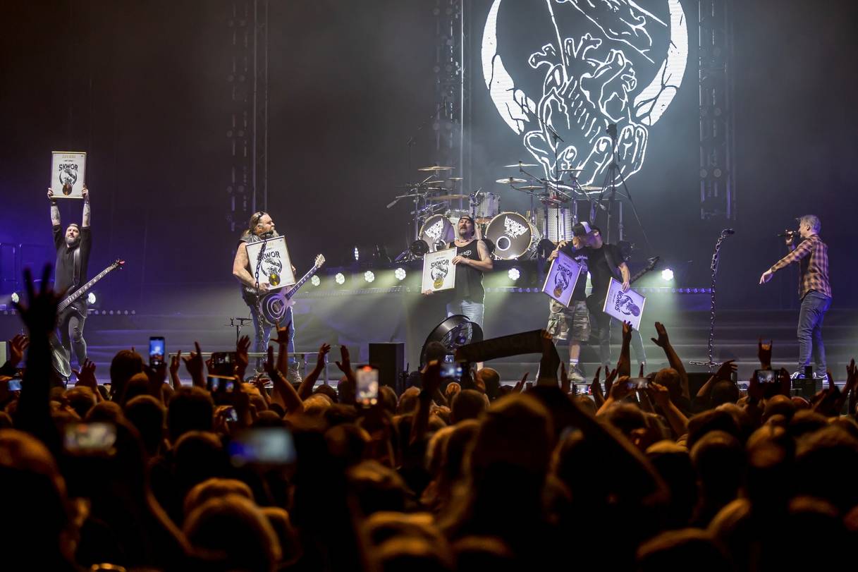 Škwor dvakrát vyprodal O2 universum, oslavil tam čtvrtstoletí i Zlatou desku