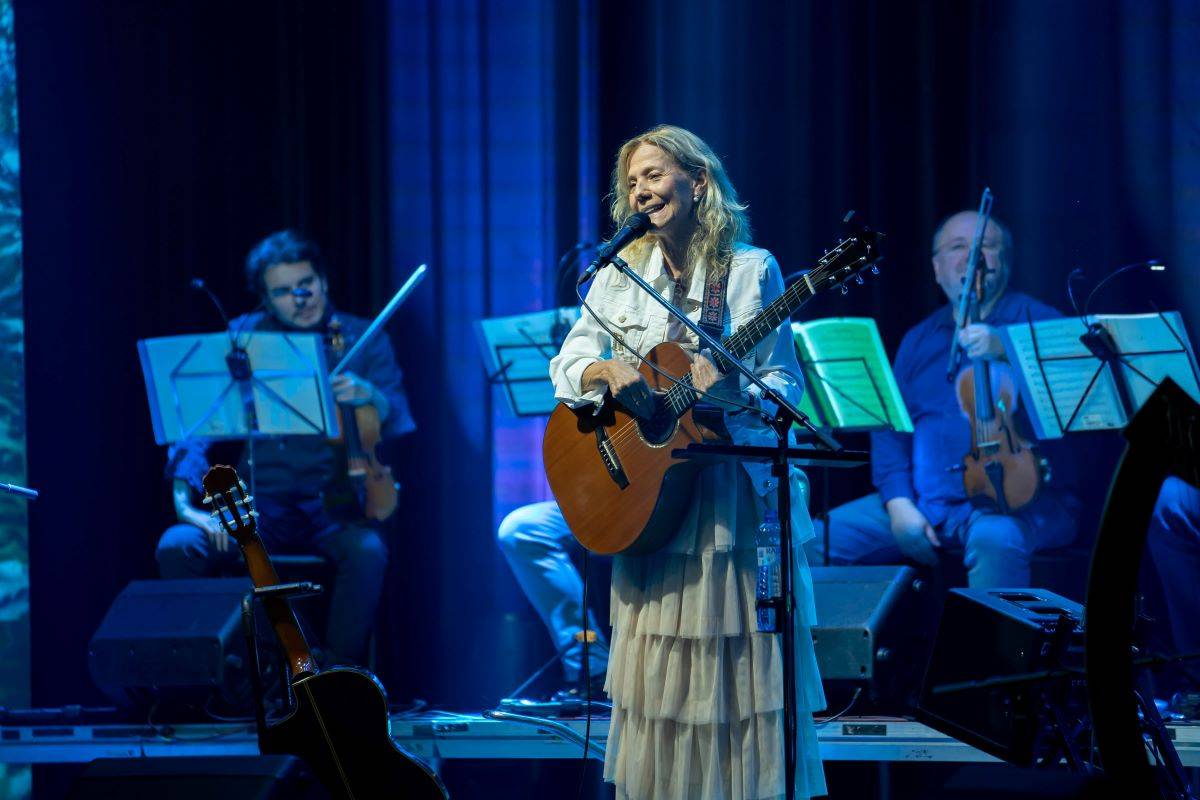 Lenka Filipová zpívala v Brně v několika jazycích, diváci ji odměnili standing ovation