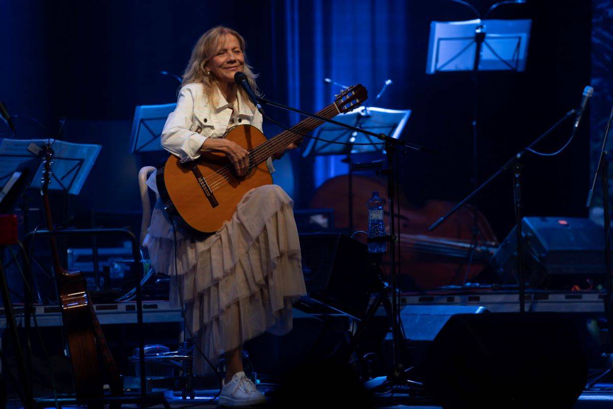 Lenka Filipová zpívala v Brně v několika jazycích, diváci ji odměnili standing ovation