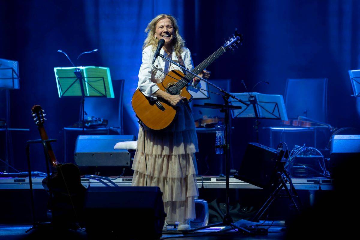 Lenka Filipová zpívala v Brně v několika jazycích, diváci ji odměnili standing ovation