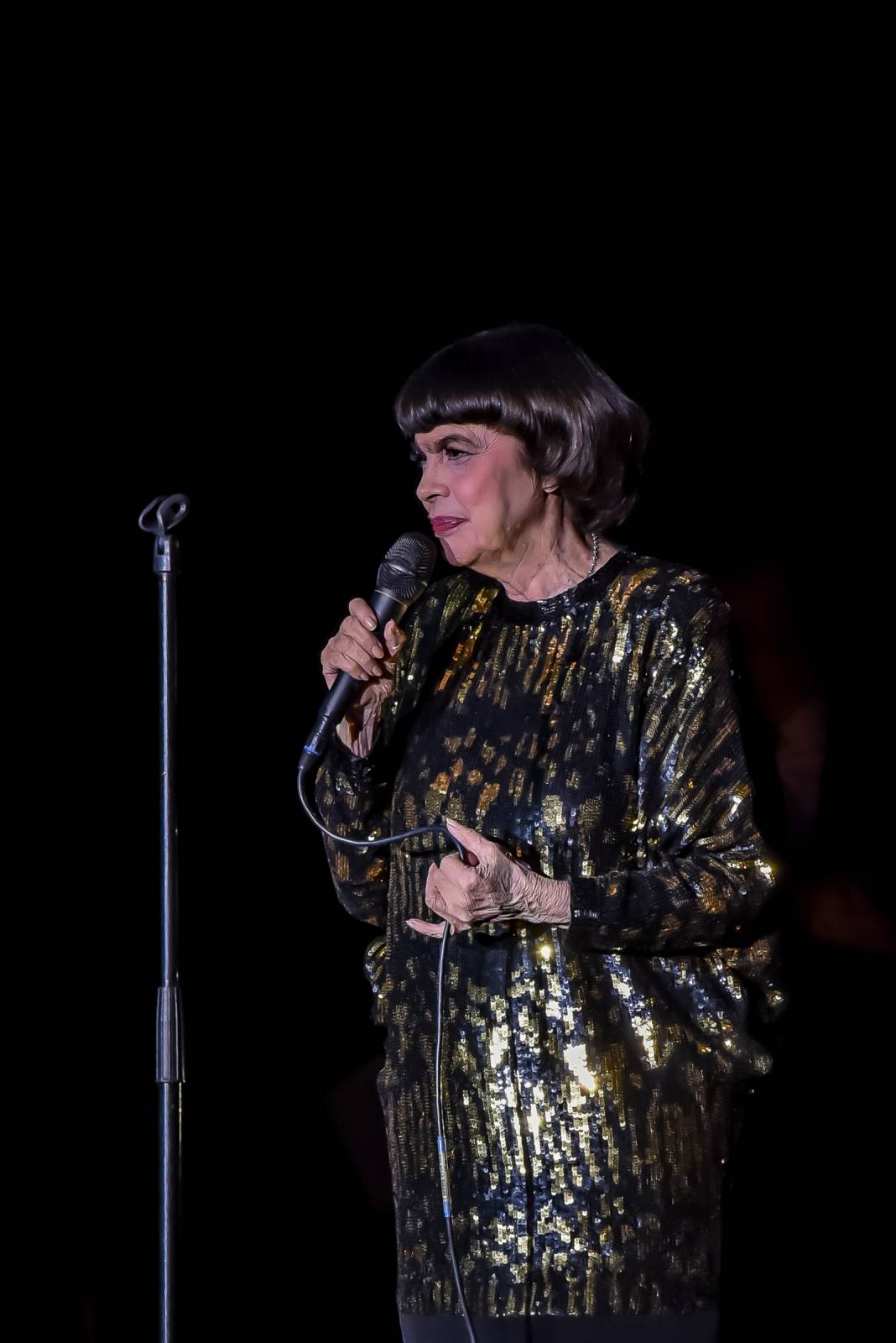 První dáma šansonu Mireille Mathieu nadchla za doprovodu orchestru Kongresové centrum Praha