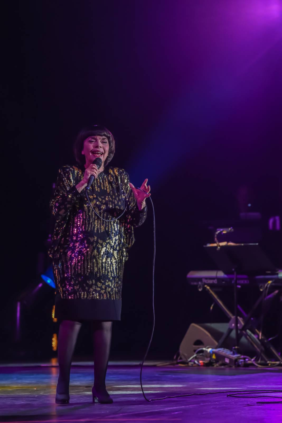 První dáma šansonu Mireille Mathieu nadchla za doprovodu orchestru Kongresové centrum Praha