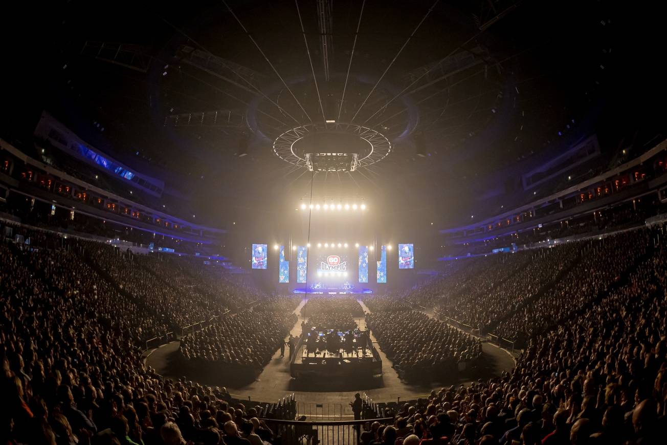 Olympic oslavil šedesátku ve velkém stylu, do O2 areny si pozval řadu hostů 