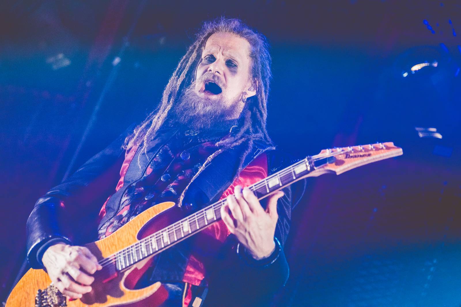 Avatar přivezl do Prahy svůj metalový cirkus, zpěvák vyráběl zvířátka z balónků