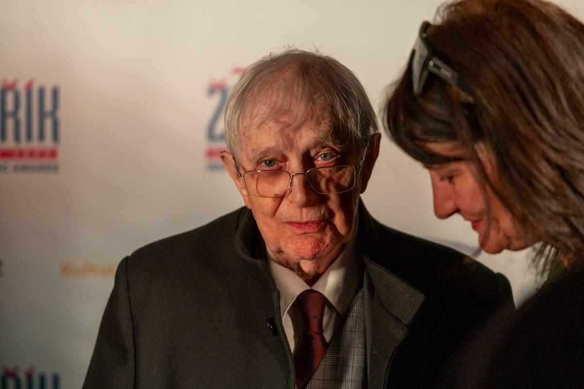 Jiří Suchý převzal na Žebříku speciální cenu a zaskvěl se exkluzivním vystoupením