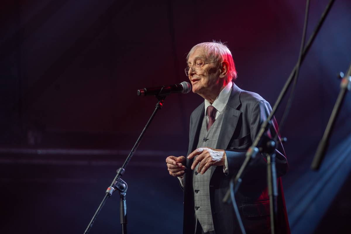 Jiří Suchý převzal na Žebříku speciální cenu a zaskvěl se exkluzivním vystoupením