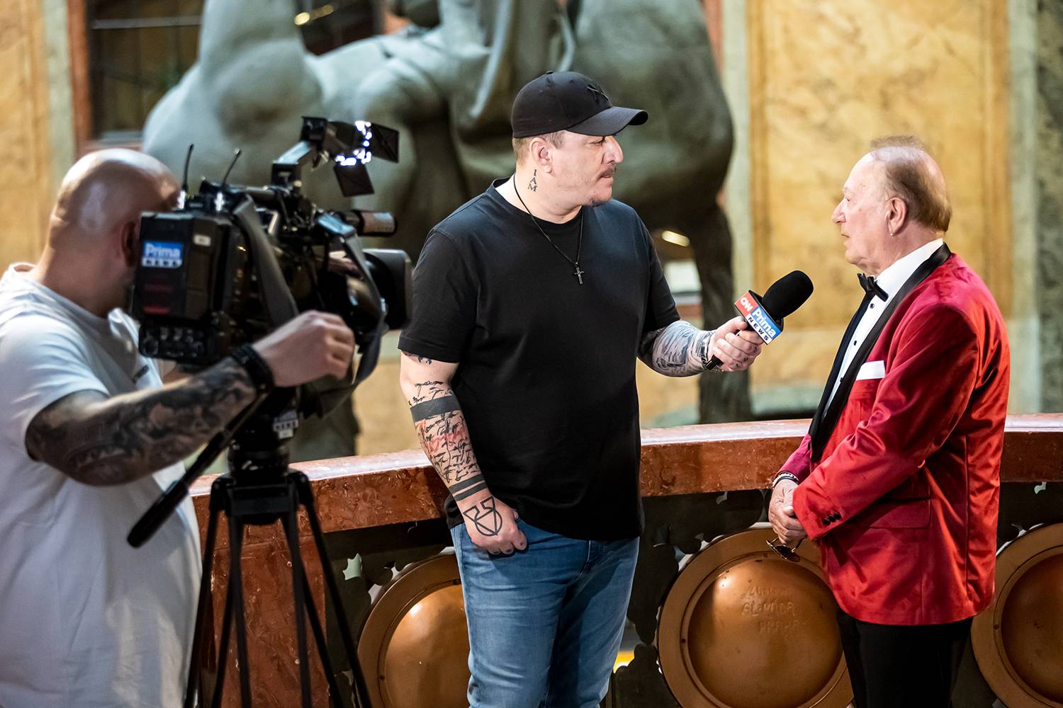 Petr Janda si k narozeninám nadělil dokument Django, slavnostně ho uvedl v Lucerně v Praze