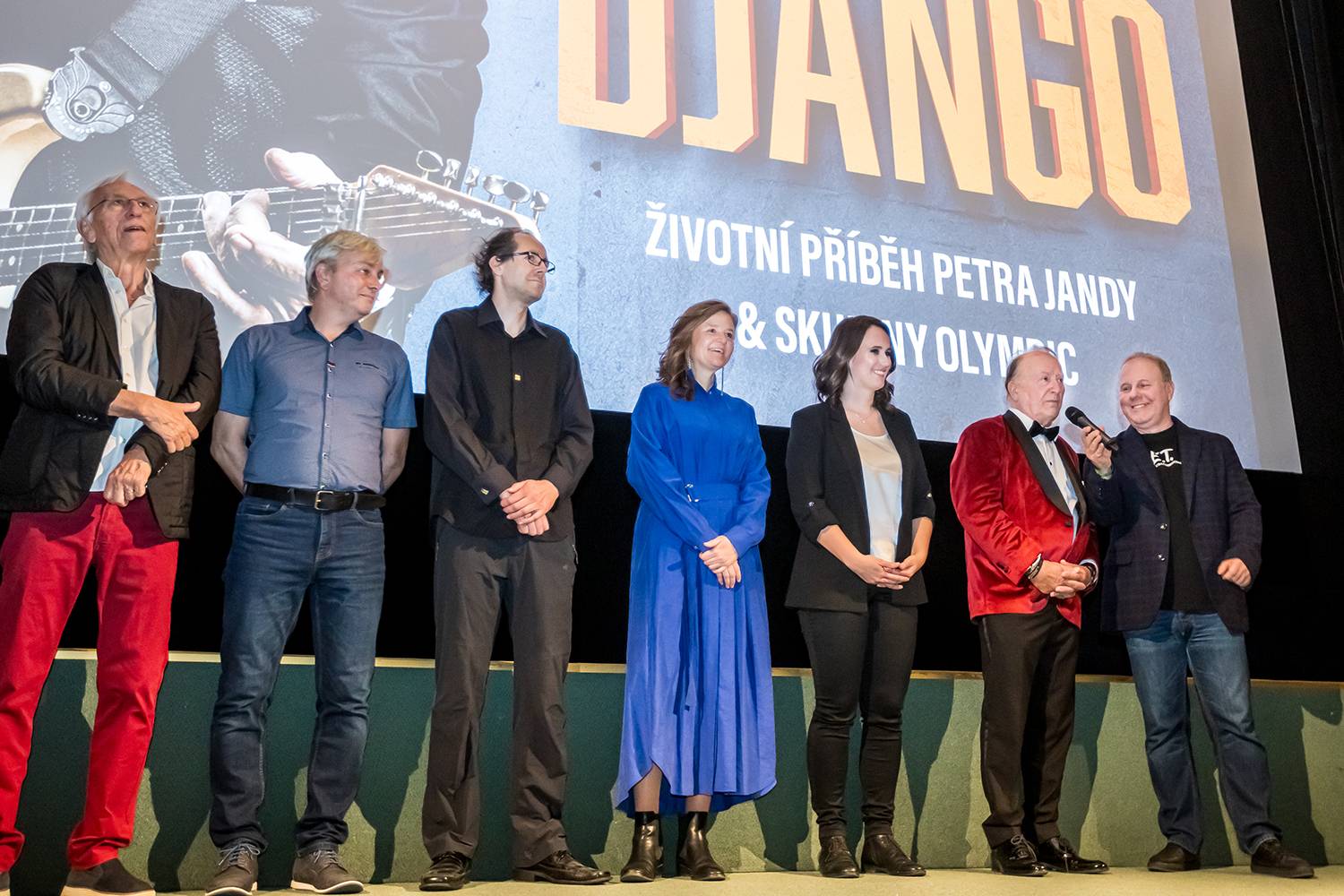 Petr Janda si k narozeninám nadělil dokument Django, slavnostně ho uvedl v Lucerně v Praze