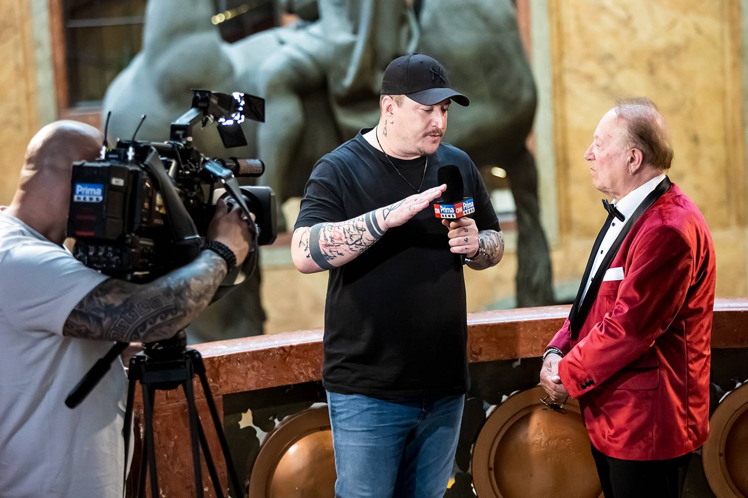 Petr Janda si k narozeninám nadělil dokument Django, slavnostně ho uvedl v Lucerně v Praze