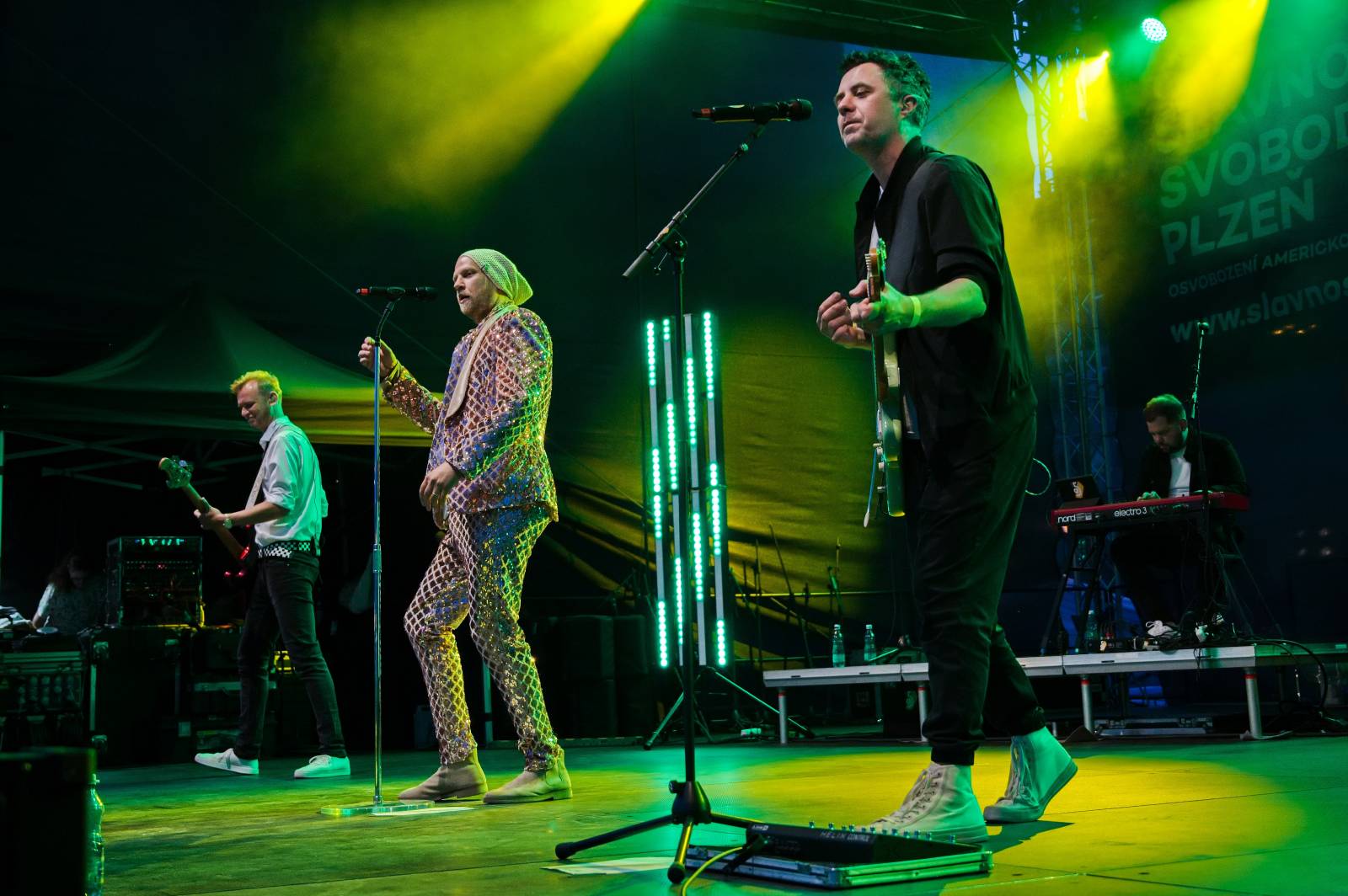 Svobodu v Plzni oslavovali O5 a Radeček i Kateřina Marie Tichá 