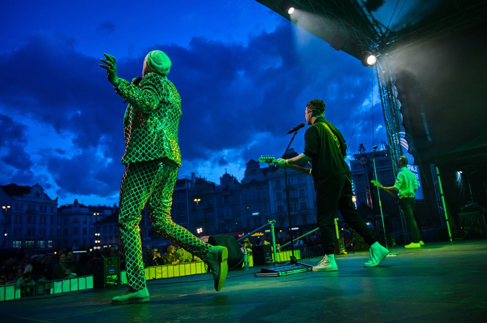 Svobodu v Plzni oslavovali O5 a Radeček i Kateřina Marie Tichá 