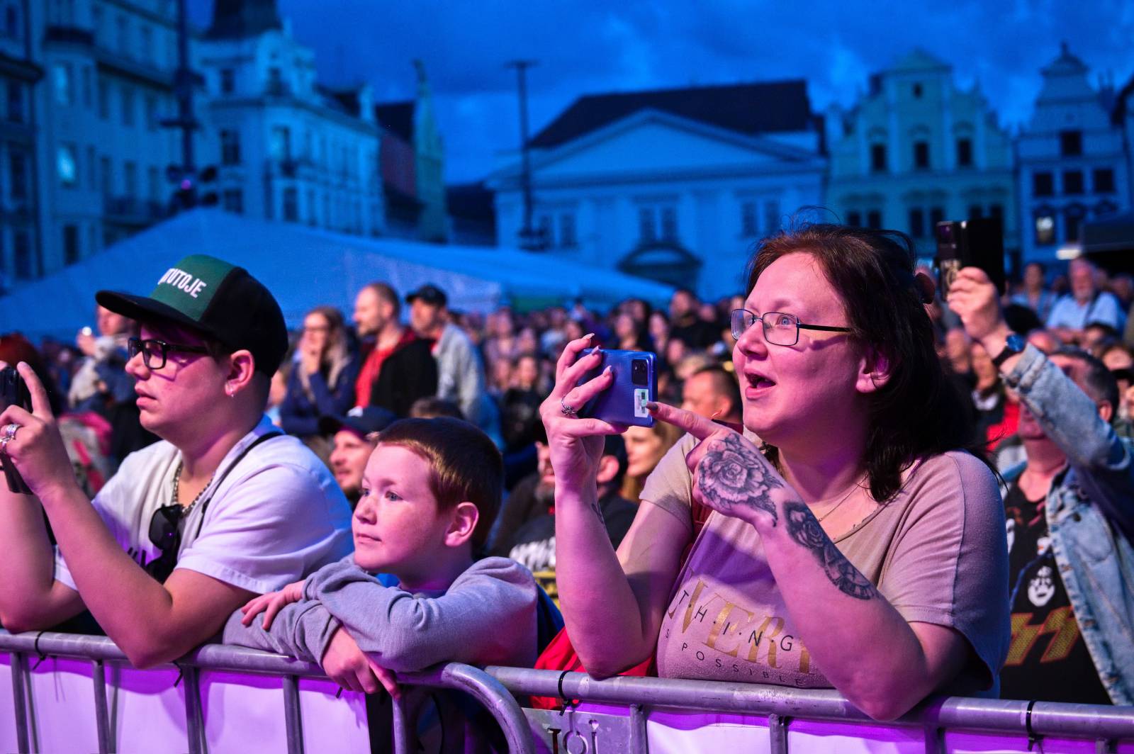Svobodu v Plzni oslavovali O5 a Radeček i Kateřina Marie Tichá 