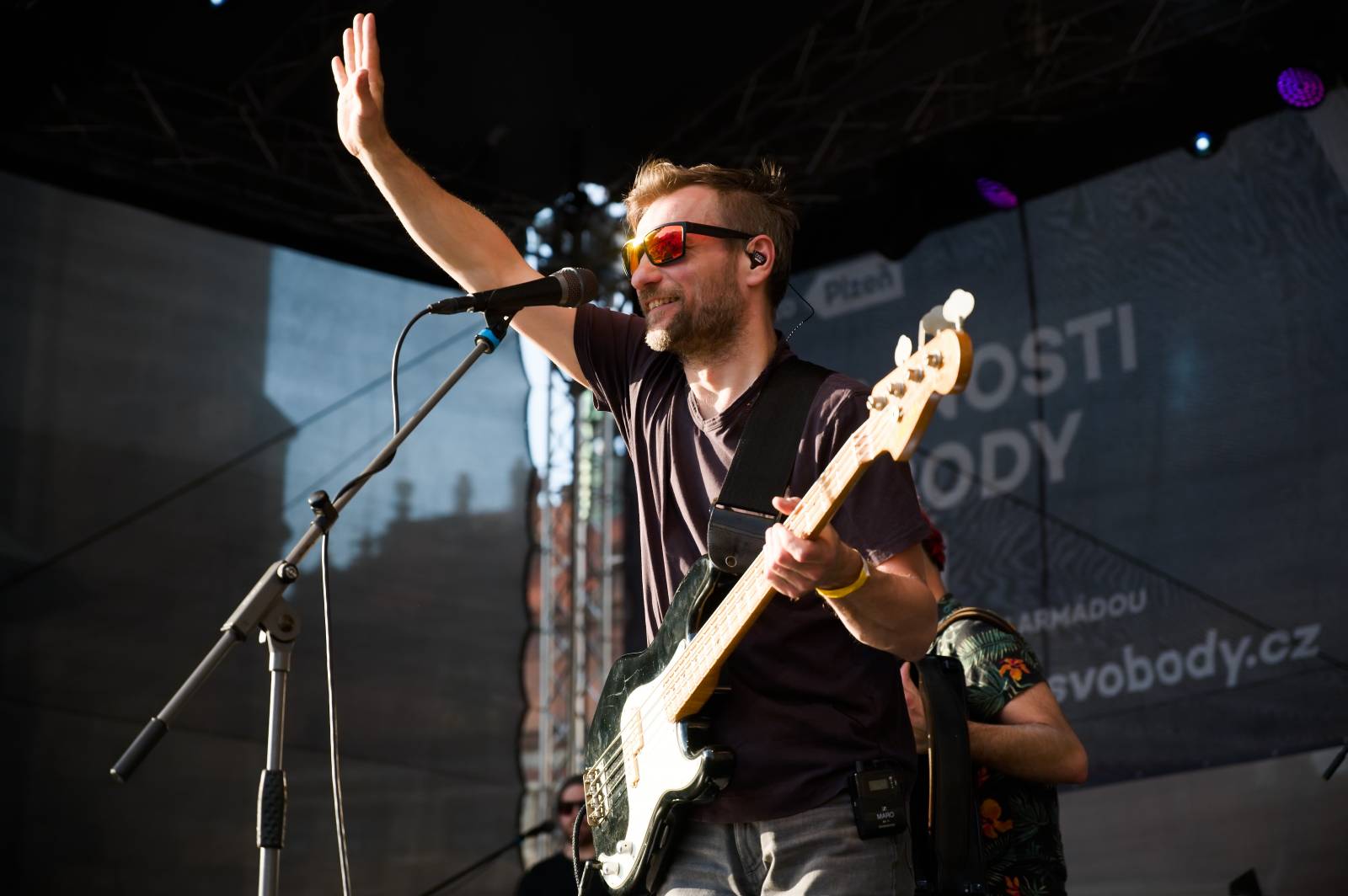 Svobodu v Plzni oslavovali O5 a Radeček i Kateřina Marie Tichá 