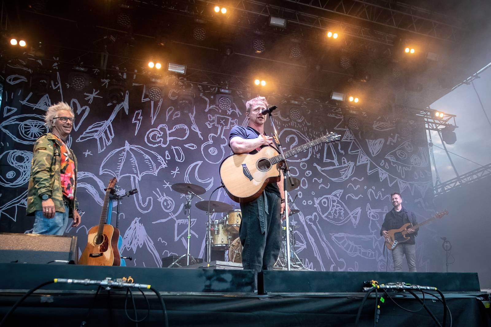 Rybičky 48 rozjely na pardubickém Majálesu ohňovou show, vystoupili také Mig 21, UDG a Jelen