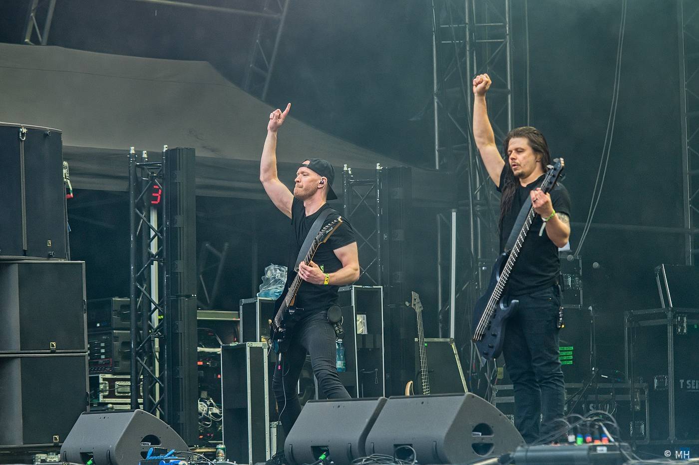 Metaloví fanoušci nejsou z cukru, v Plzni je neodradil ani déšť. Zahráli jim Tarja s Markem Hietalem, Sonata Arctica i Septicflesh