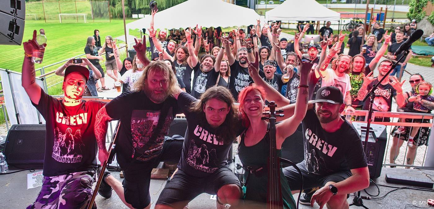 Destroy Fest v Losiné přivezl legendární Kryptor, zahráli i Vanguard nebo Inception Of Fall