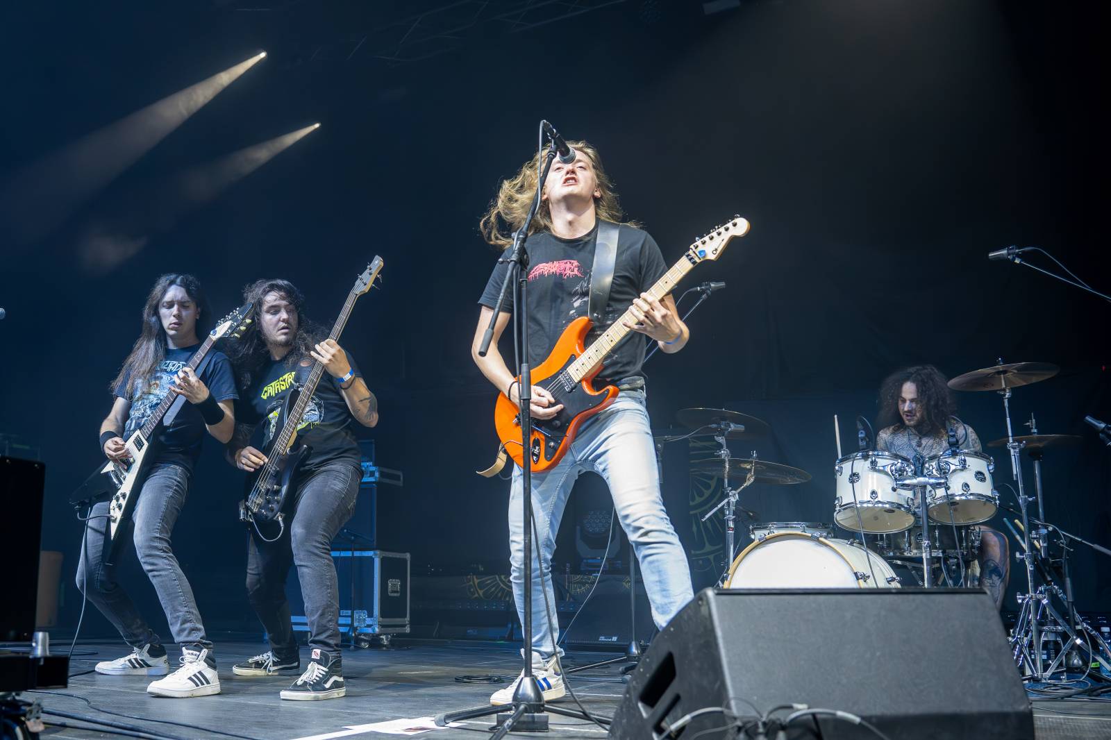 Machine Head splatili českým fanouškům dluh, strhnout dav ale nedokázali