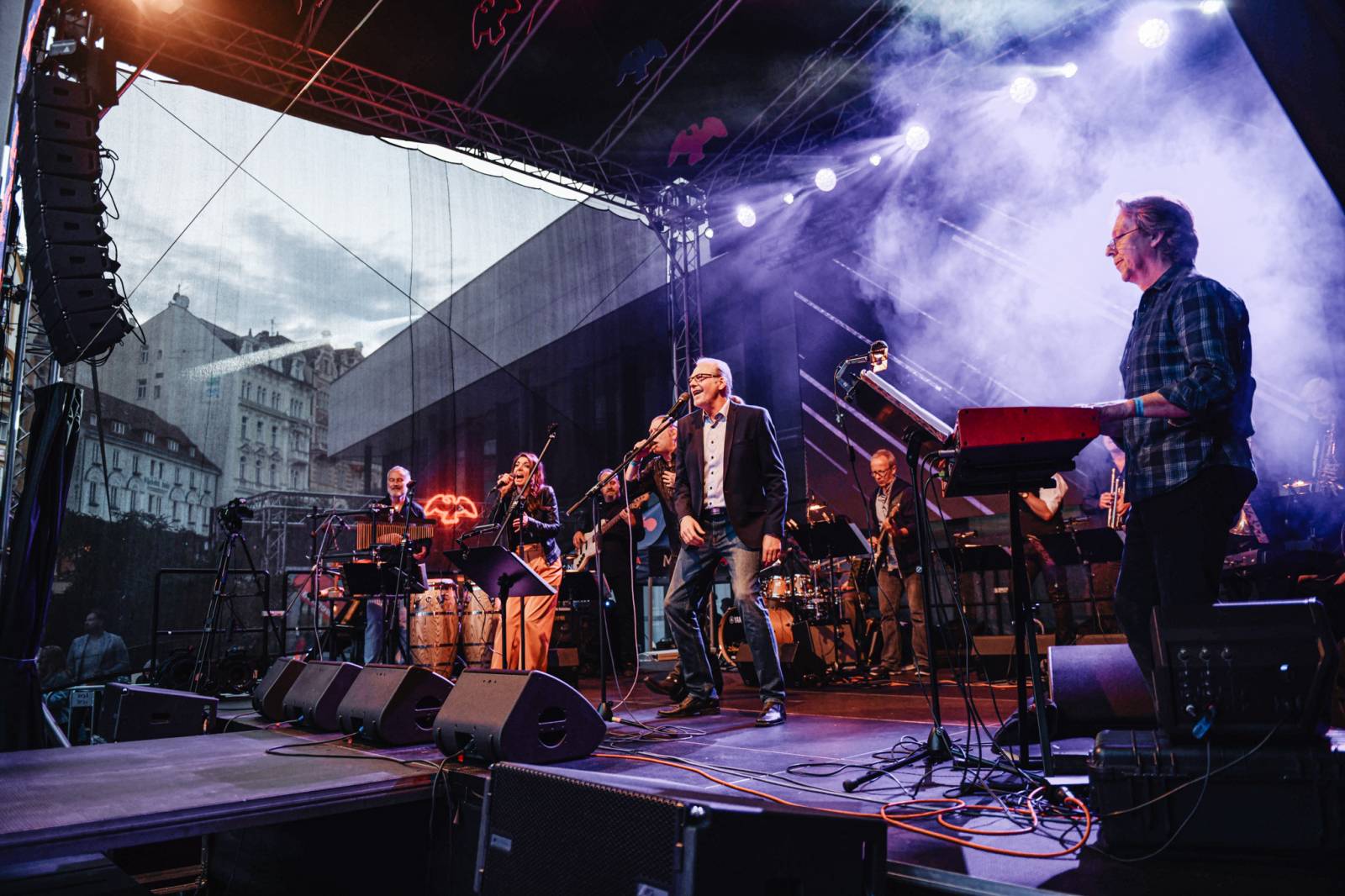 Eddie Stoilow a MoonDance Orchestra bavili Karlovy Vary