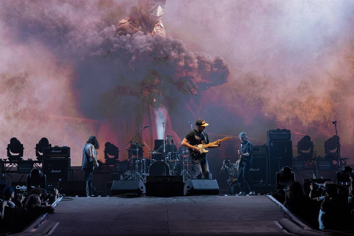 Colours of Ostrava zahájil Vojtěch Dyk, Tom Morello ohromil svým kytarovým mistrovstvím