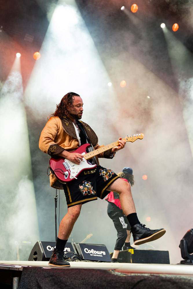 Colours of Ostrava zahájil Vojtěch Dyk, Tom Morello ohromil svým kytarovým mistrovstvím