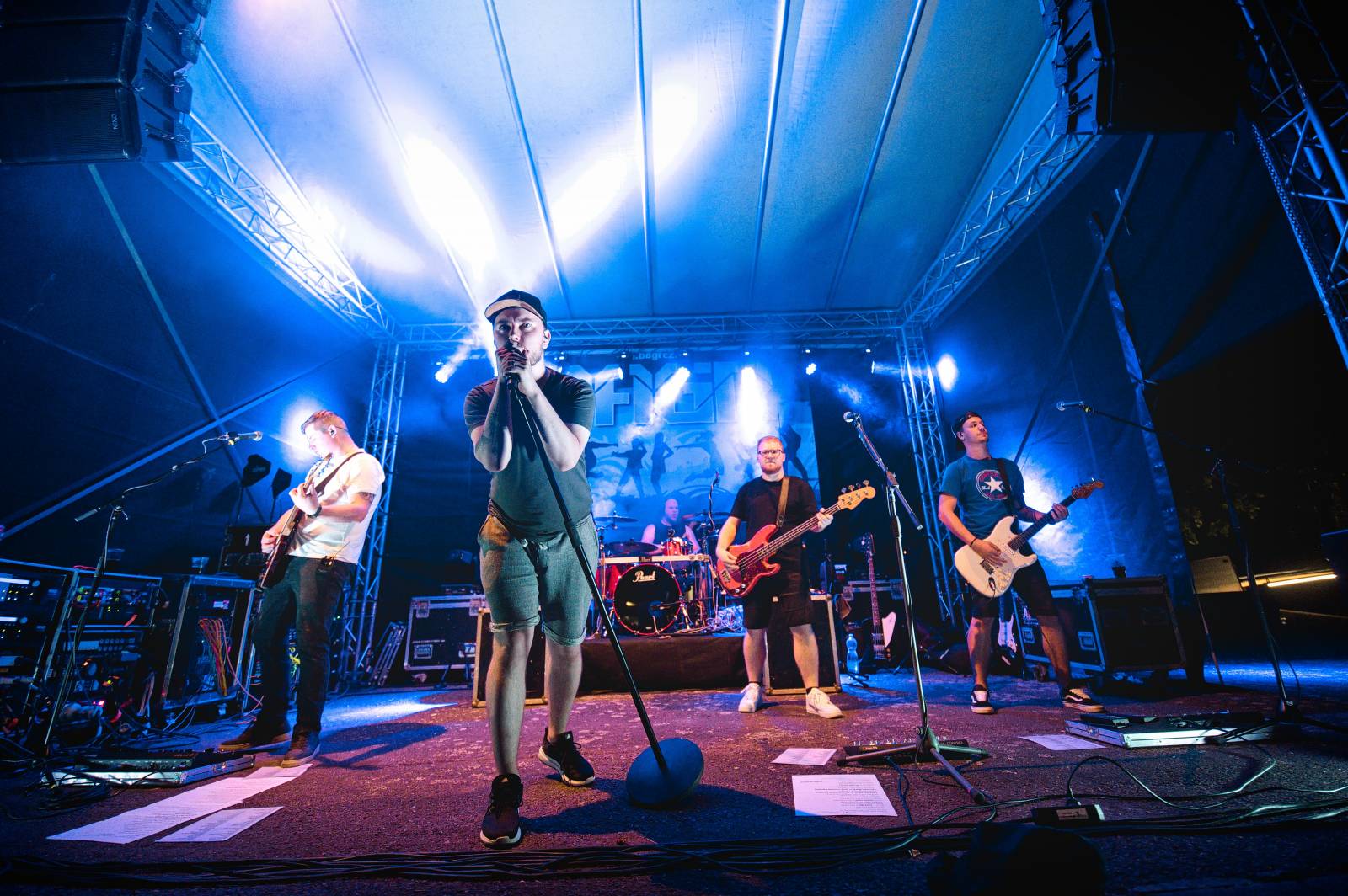 Bagr s Michalem Šafratou zavítal do Moravských Budějovic