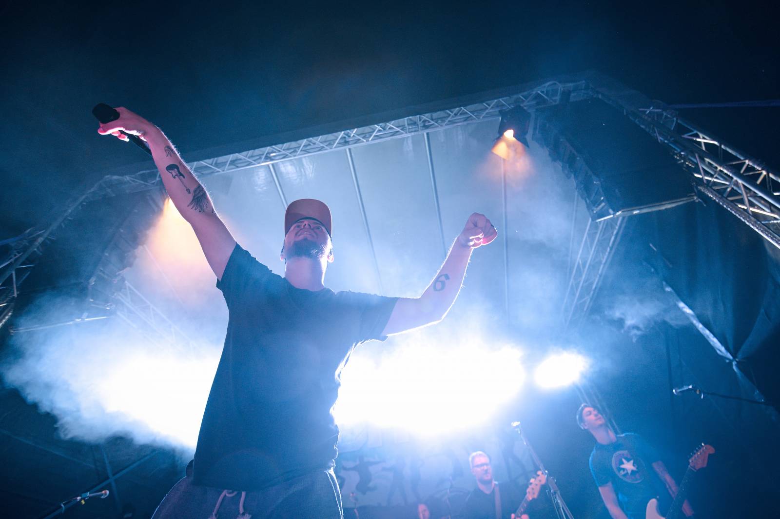 Bagr s Michalem Šafratou zavítal do Moravských Budějovic