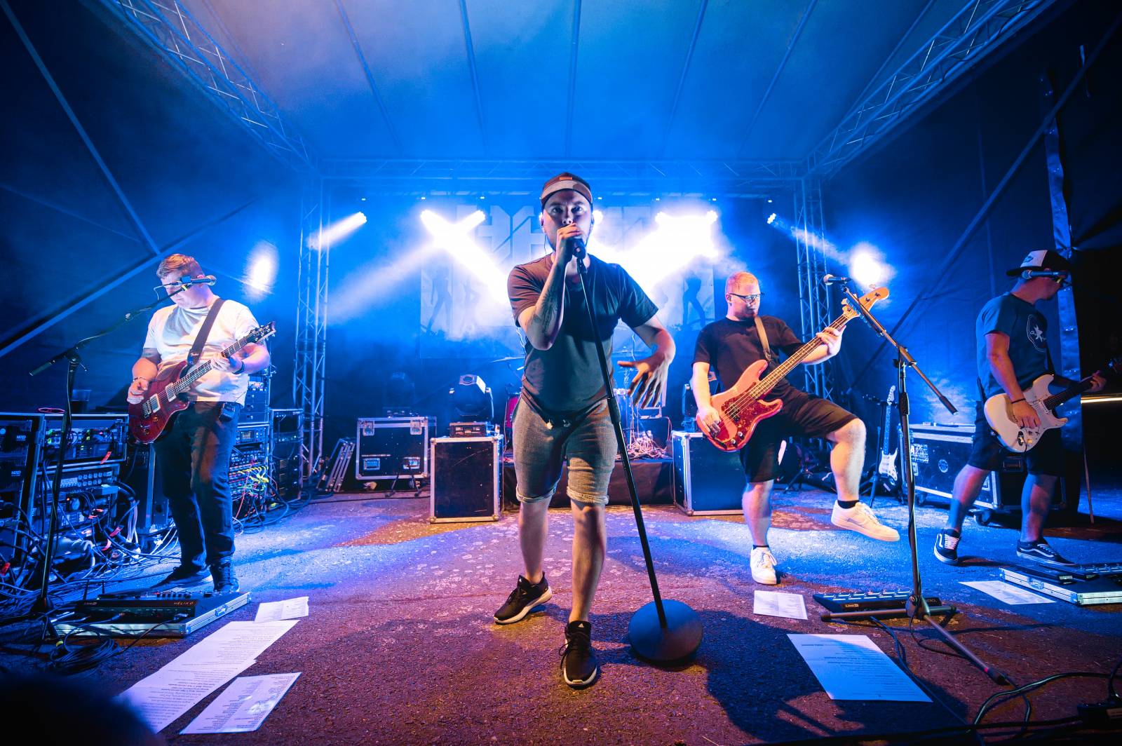 Bagr s Michalem Šafratou zavítal do Moravských Budějovic