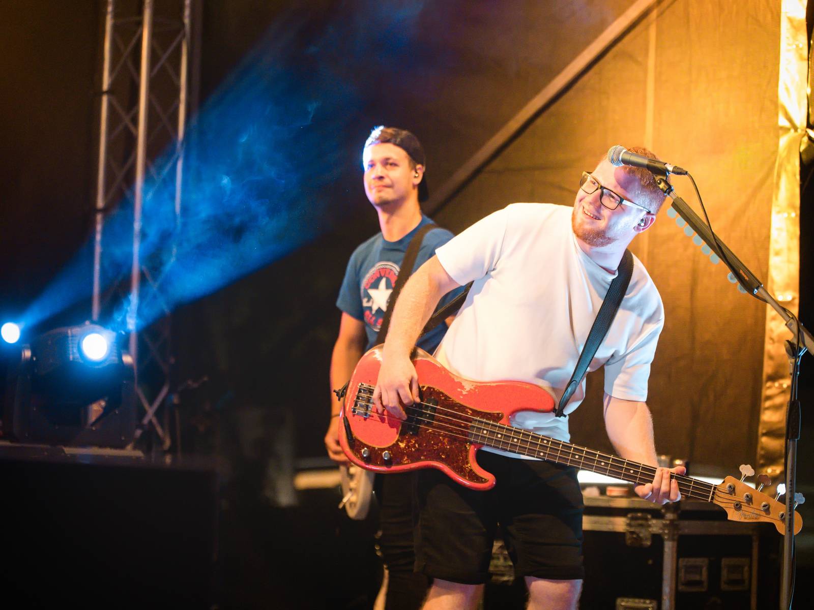 Bagr s Michalem Šafratou zavítal do Moravských Budějovic