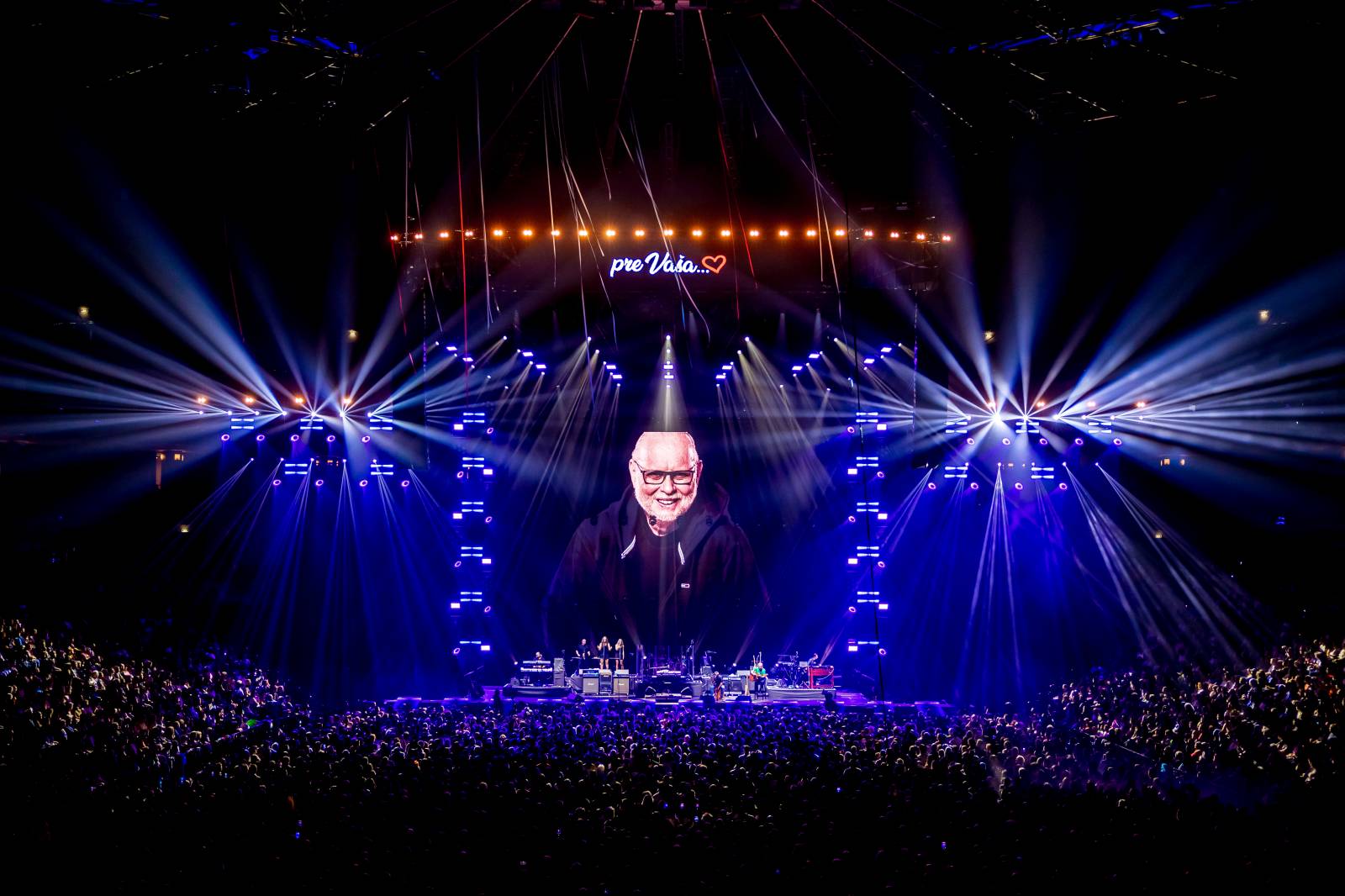 Elán v O2 areně podruhé: Tentokrát zpíval jen pro Vaša Patejdla