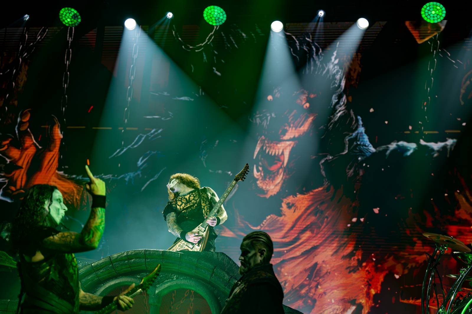 Metalová smršť v Holešovicích. Do Prahy zavítali Powerwolf, Hammerfall a Wind Rose