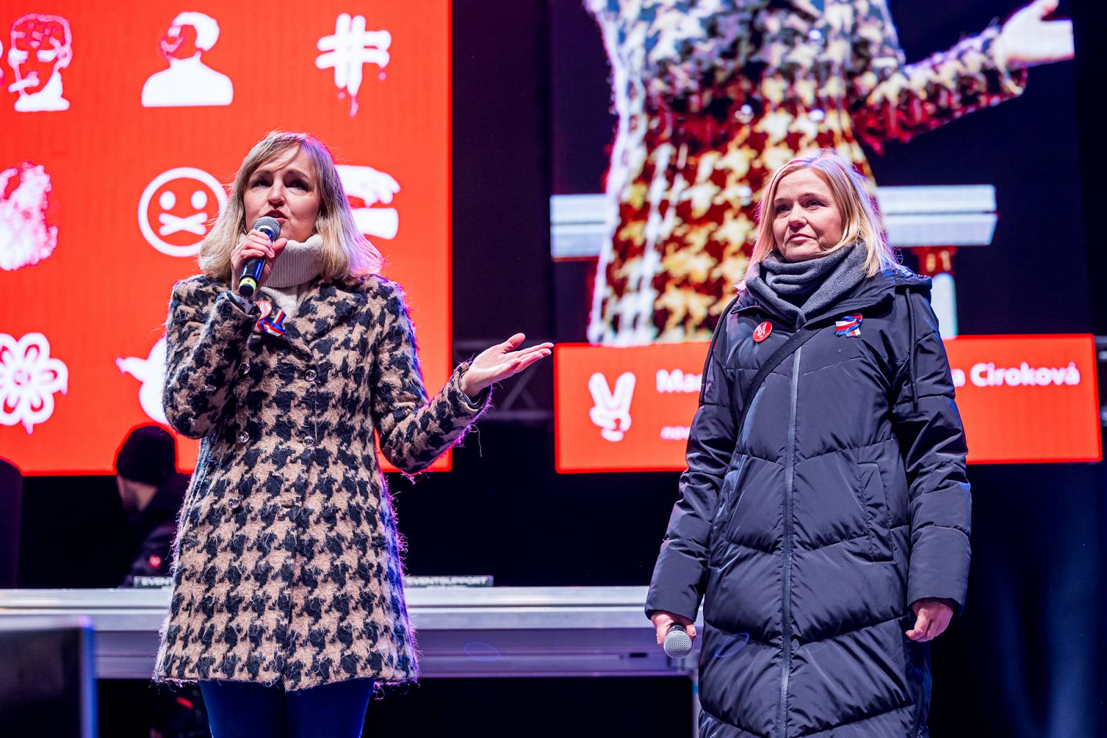 Oslavy sametové revoluce vyvrcholily na Václavském náměstí vystoupeními Davida Kollera, Tata Bojs nebo Ivana Hlase