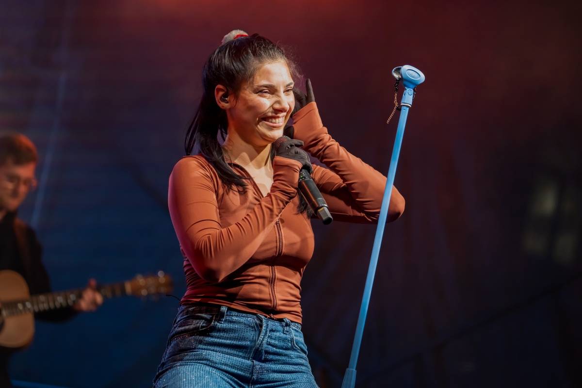 Pam Rabbit rozzářila svými písněmi a humornými hláškami brněnské vánoční trhy