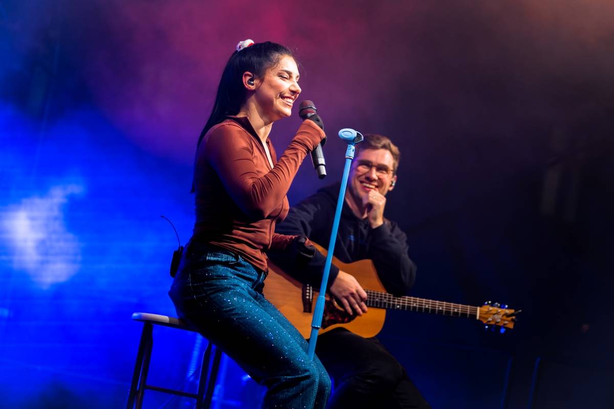 Pam Rabbit rozzářila svými písněmi a humornými hláškami brněnské vánoční trhy