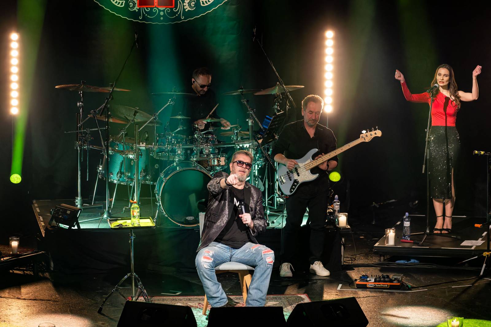 Richard Müller vyprodal pražskou Hybernii, koncert odehrál vsedě