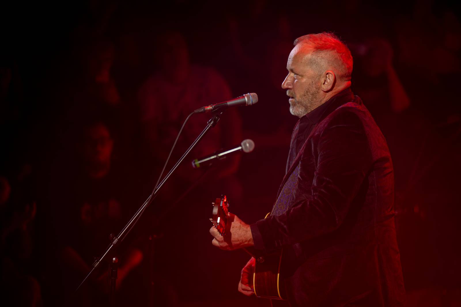 Kamil Střihavka oslavil v Rock Opeře šedesátiny, gratulovali mu Michal Pavlíček, Bára Basiková, Ota Balage i David Koller