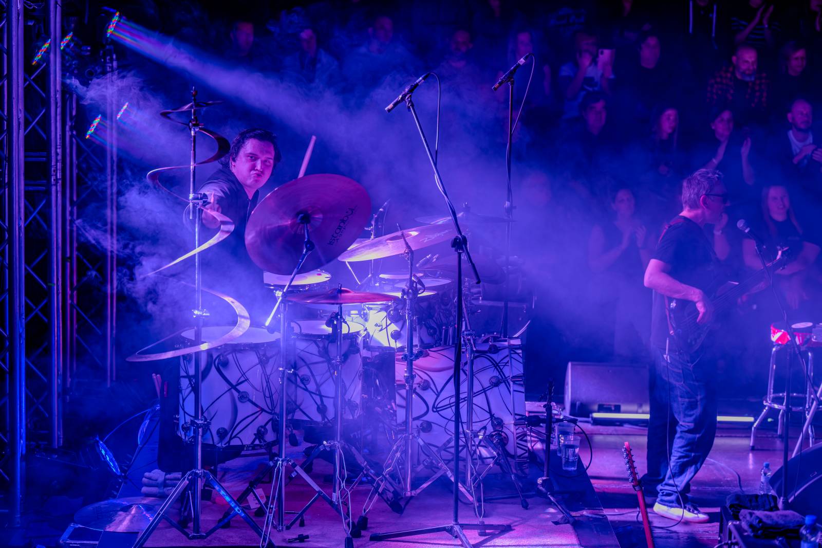 Kamil Střihavka oslavil v Rock Opeře šedesátiny, gratulovali mu Michal Pavlíček, Bára Basiková, Ota Balage i David Koller